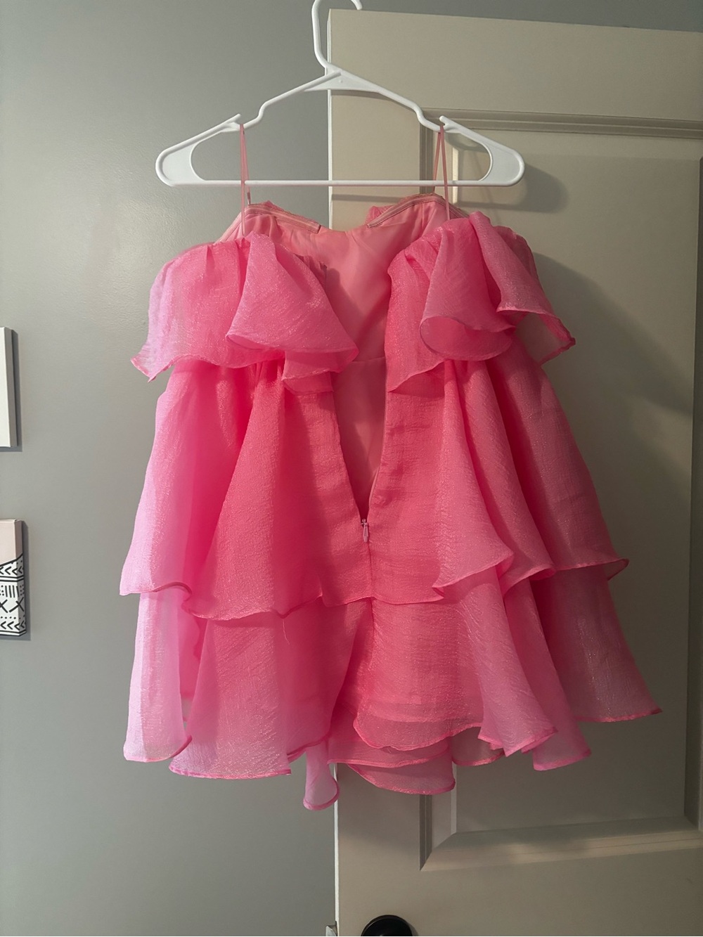 Pink Ruffle Dress - Picture 5 of 6